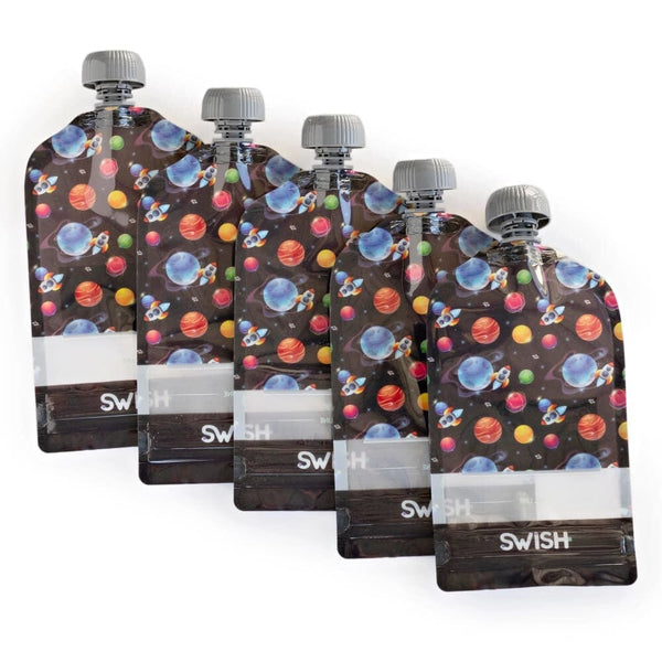 Swish Reusable Food Pouches NZ - Swish Space Reusable Pouches