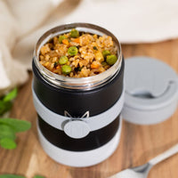 Dishwasher Safe Stainless Steel Insulated Food Jar 500ml Coal Montii Co. Insulated Food Flask