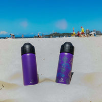 Ecococoon Leak-Proof Drink Bottle - 500ml - Purple Amethyst Ecococoon Stainless Steel Water Bottle