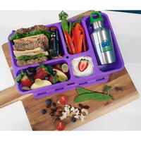 Go Green Large Lunchbox Purple Go Green lunchbox