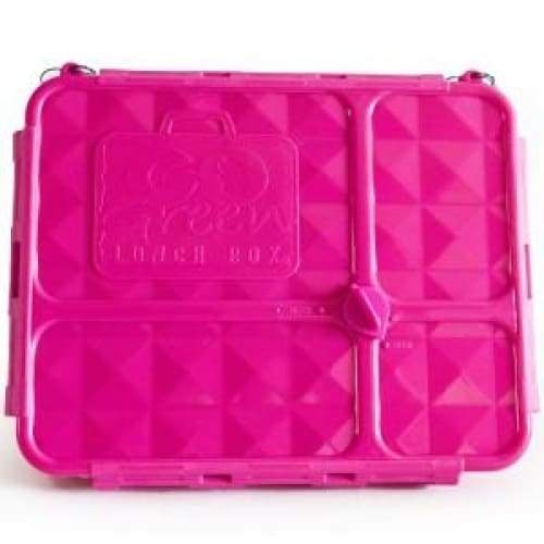 Go Green Medium Box Pink Go Green snack box