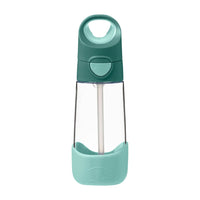 Kids Tritan Plastic Water Bottle with Straw by Bbox 450ml Emerald Forest bbox Plastic Water Bottle