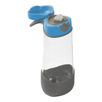 B.box Sport Spout Water Bottle 600ml Blue Slate B.Box Plastic Water Bottle