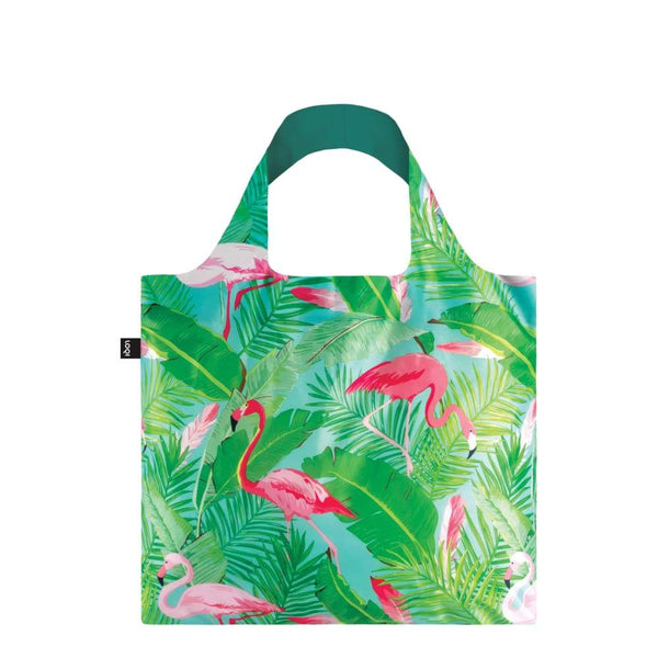 Loqi Reusable Shopping Bag - Flamingos Loqi Reusable Shopping Bag