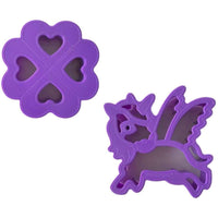 Lunch Punch®Pairs - I Love Unicorns (2Pack) Lunch Punch Sandwich Cutter