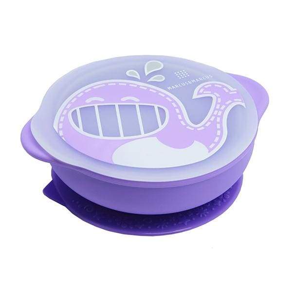 Marcus & Marcus Silicone Suction Bowl & Lid Purple Marcus & Marcus Silicone Bowl