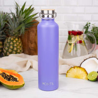 Montii Co Mega Insulated Drink Bottle 1000ml Grape Montii Stainless Steel Water Bottle