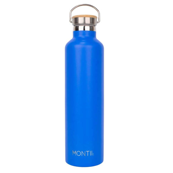 Montii Co Mega Insulated Drink Bottle 1000ml Blueberry Montii Stainless Steel Water Bottle