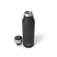 Monbento: Mb Genius Black 500ml Monbento Stainless Steel Water Bottle