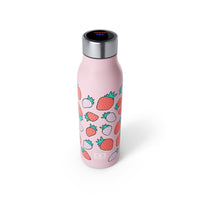 Monbento: Mb Genius Graphic Strawberry 500ml Monbento Stainless Steel Water Bottle
