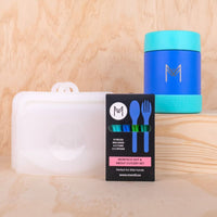 Montii Out and About Cutlery Set - Blueberry