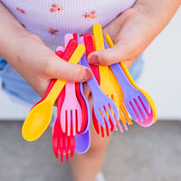 Montii Out and About Cutlery Set - Strawberry