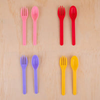 Montii Out and About Cutlery Set - Strawberry