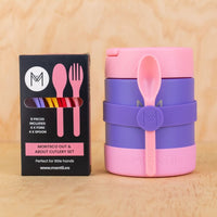 Montii Silicone Cutlery Band - Grape Montii Co. Silicone Cutlery Band