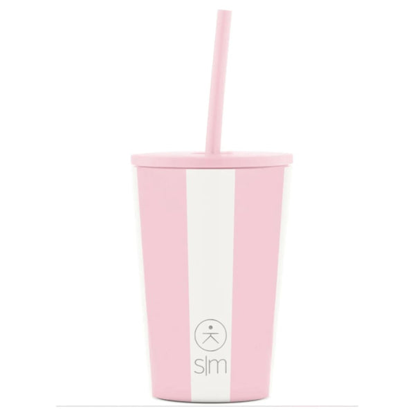Simple Modern Kids Classic Tumbler with lid and silicone straw 355ml Pink Candy Stripe Simple Modern Cup