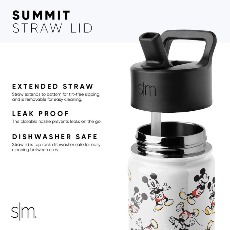 Summit Kids Insulated Stainless Steel Water Bottle with Straw Lid 14oz  (400ml) Shark Bite – Yum Yum Kids Store