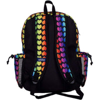 Wildkin Crackerjack Backpack - Rainbow Hearts Wildkin Backpack