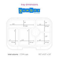 Yumbox Original True Blue Lunchbox - 6 Compartments Yumbox lunchbox